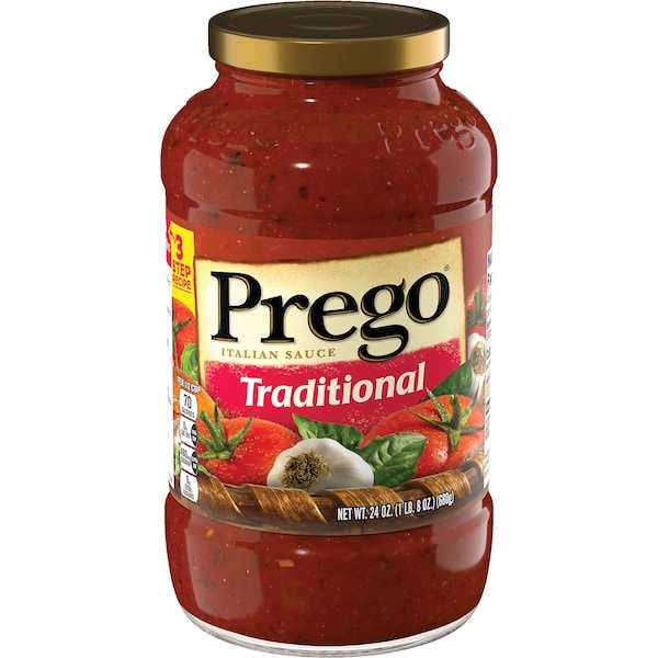 Prego Sauce Traditional Spaghetti 24 oz., PK12 000018716 - main